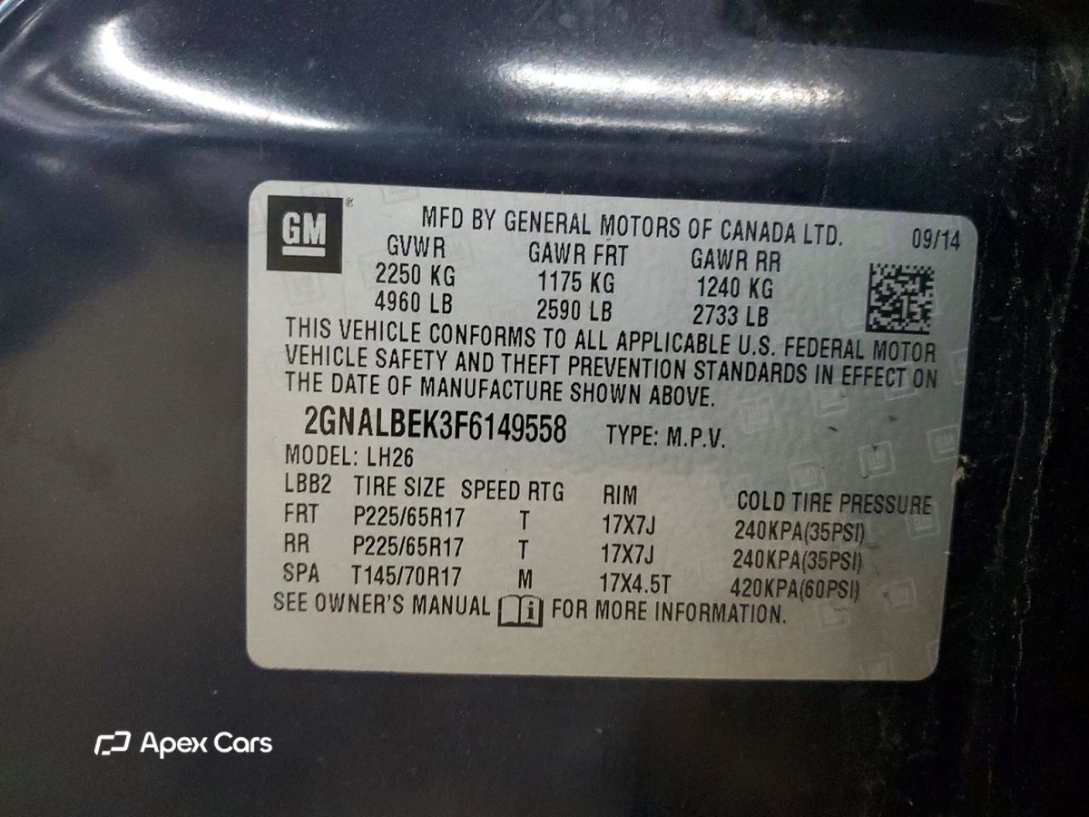 Chevrolet Equinox 2015