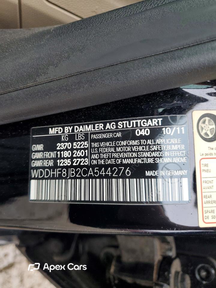 Mercedes-Benz E-klasse 2012