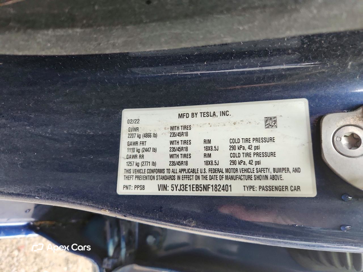 Tesla Model 3 2022