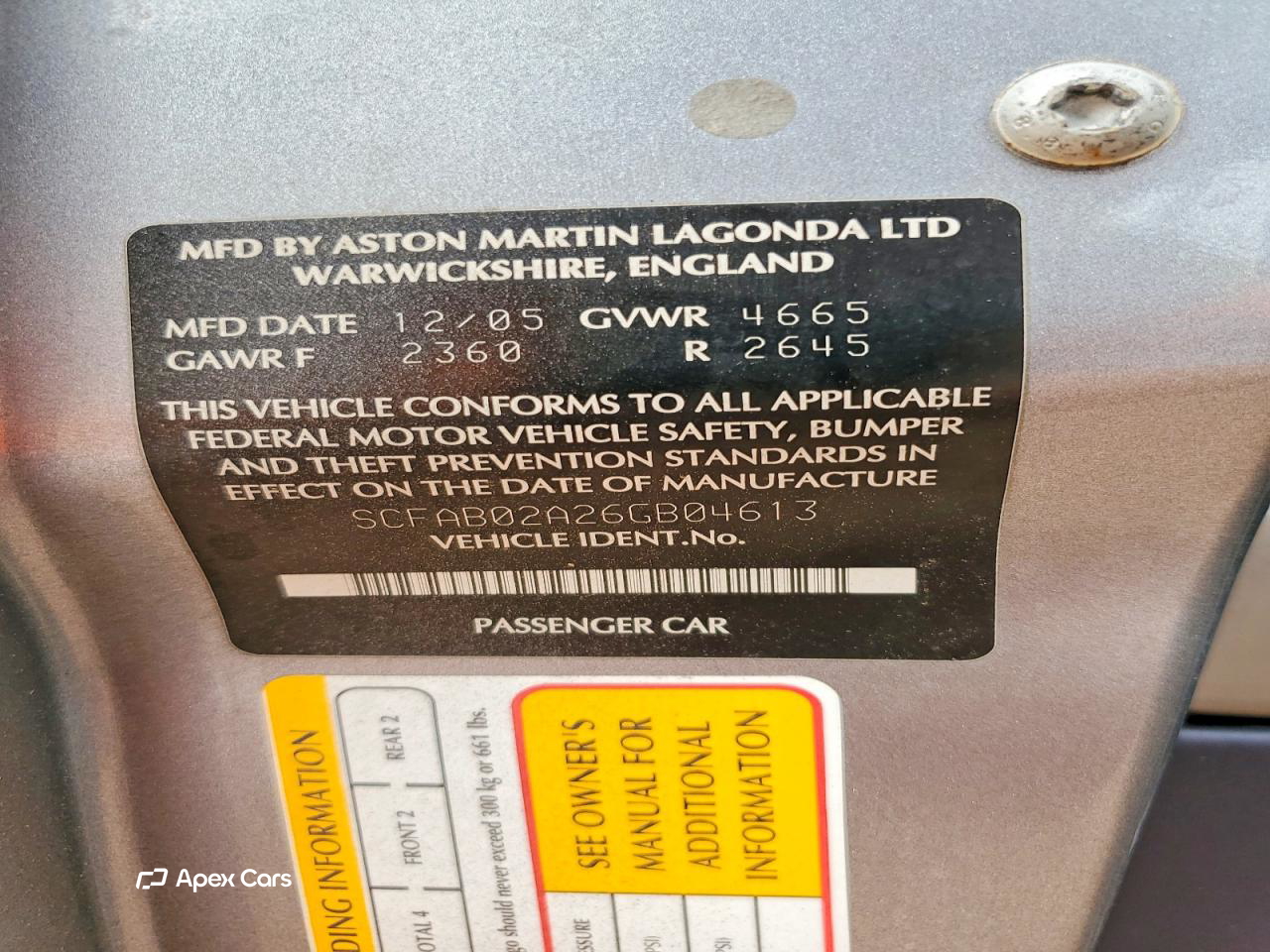 Aston Martin DB9 2006