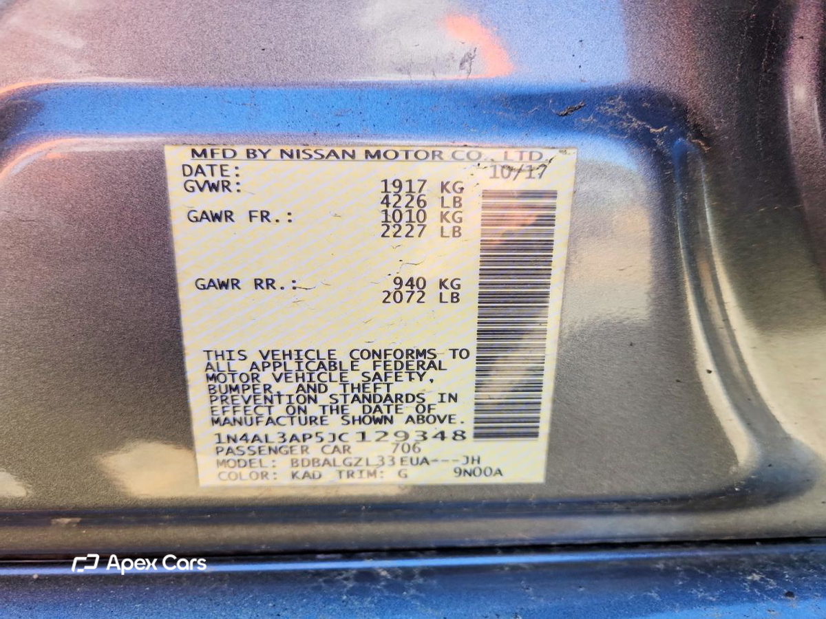 Nissan Altima 2018