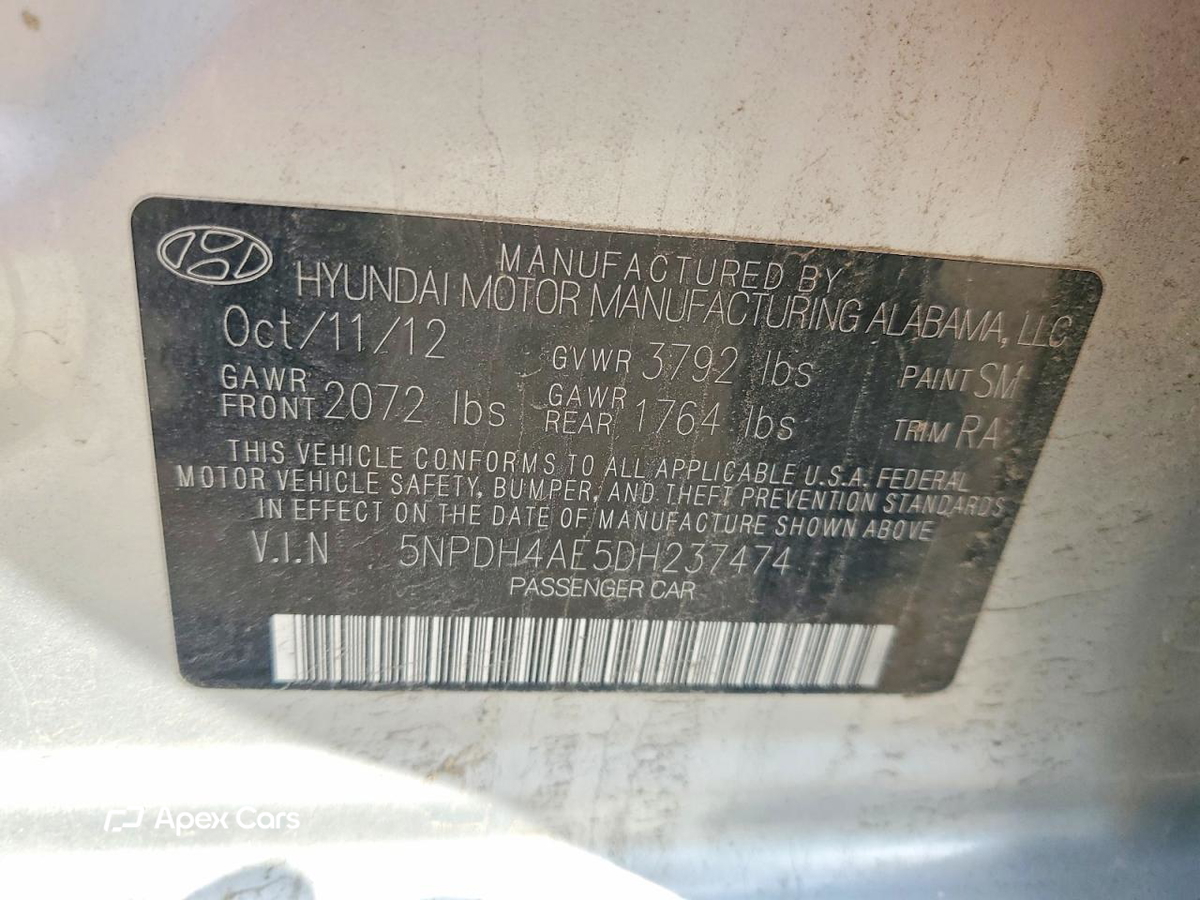 Hyundai Elantra 2013