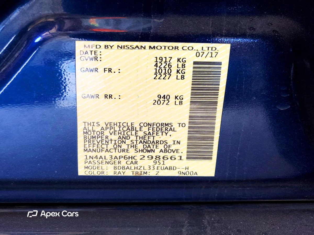Nissan Altima 2017