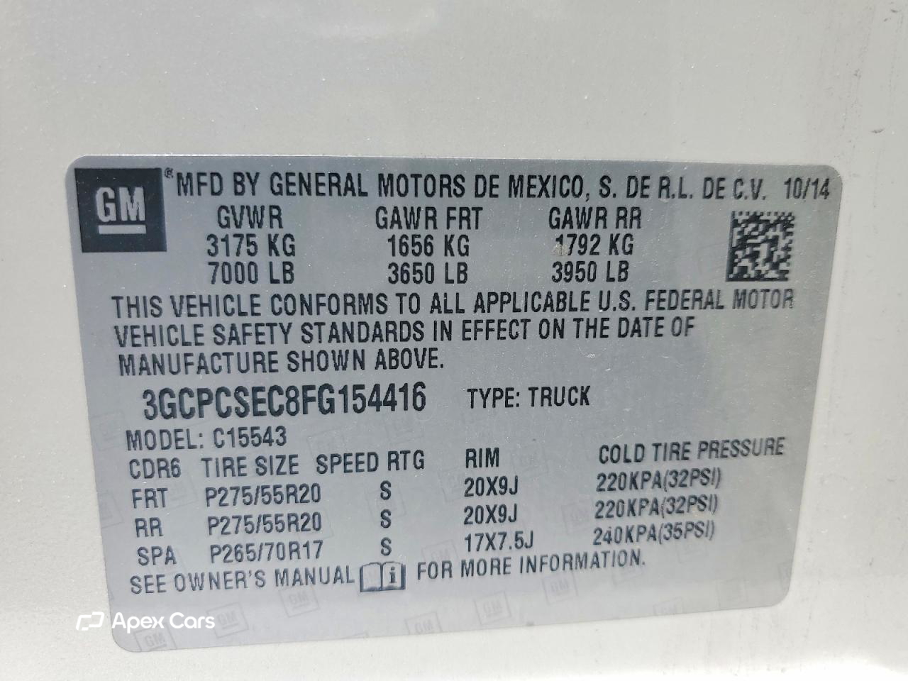 Chevrolet Silverado 2015