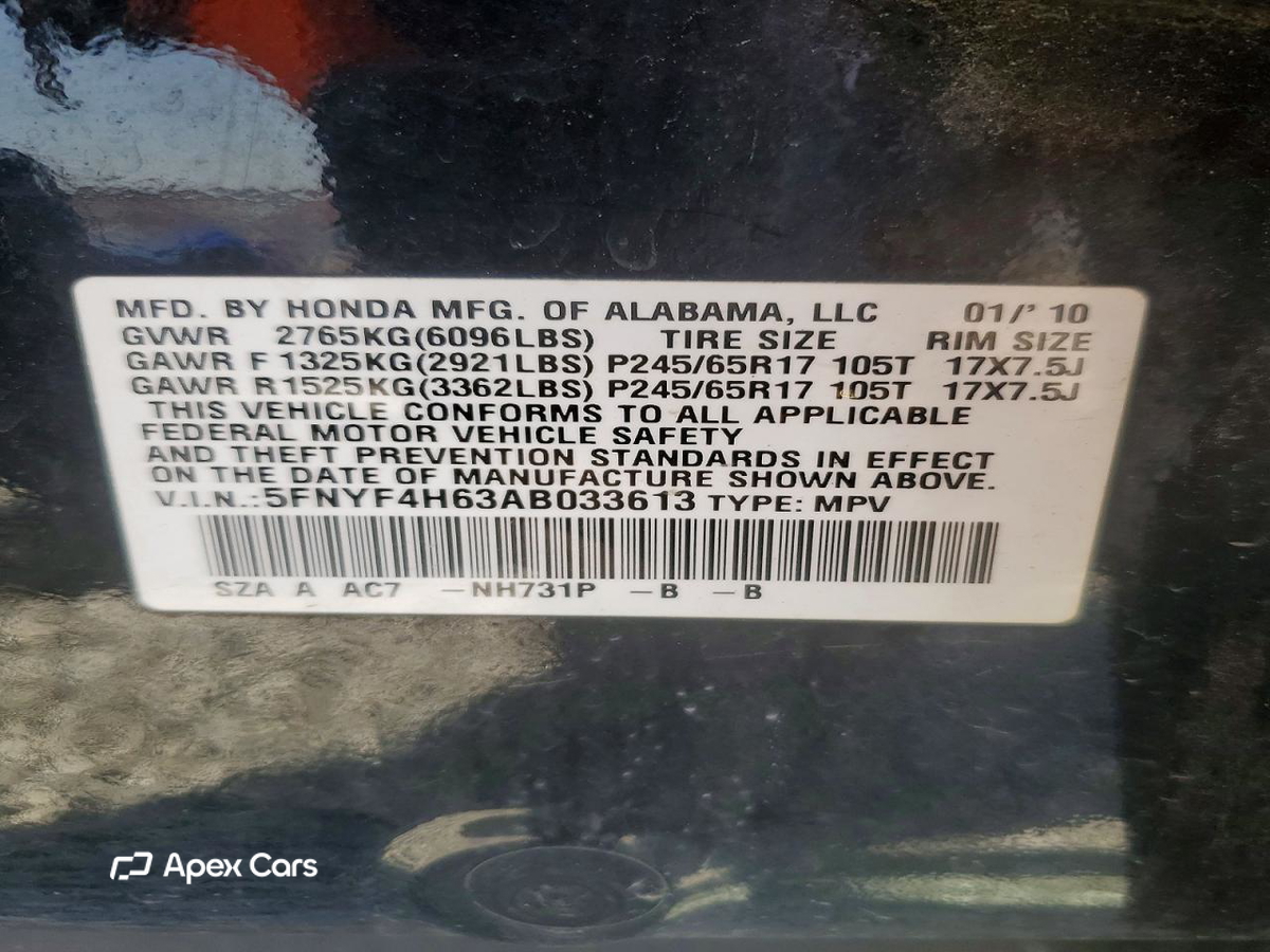 Honda Pilot 2010