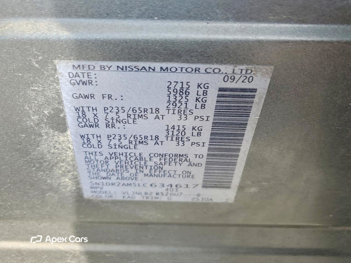 Nissan Pathfinder 2020