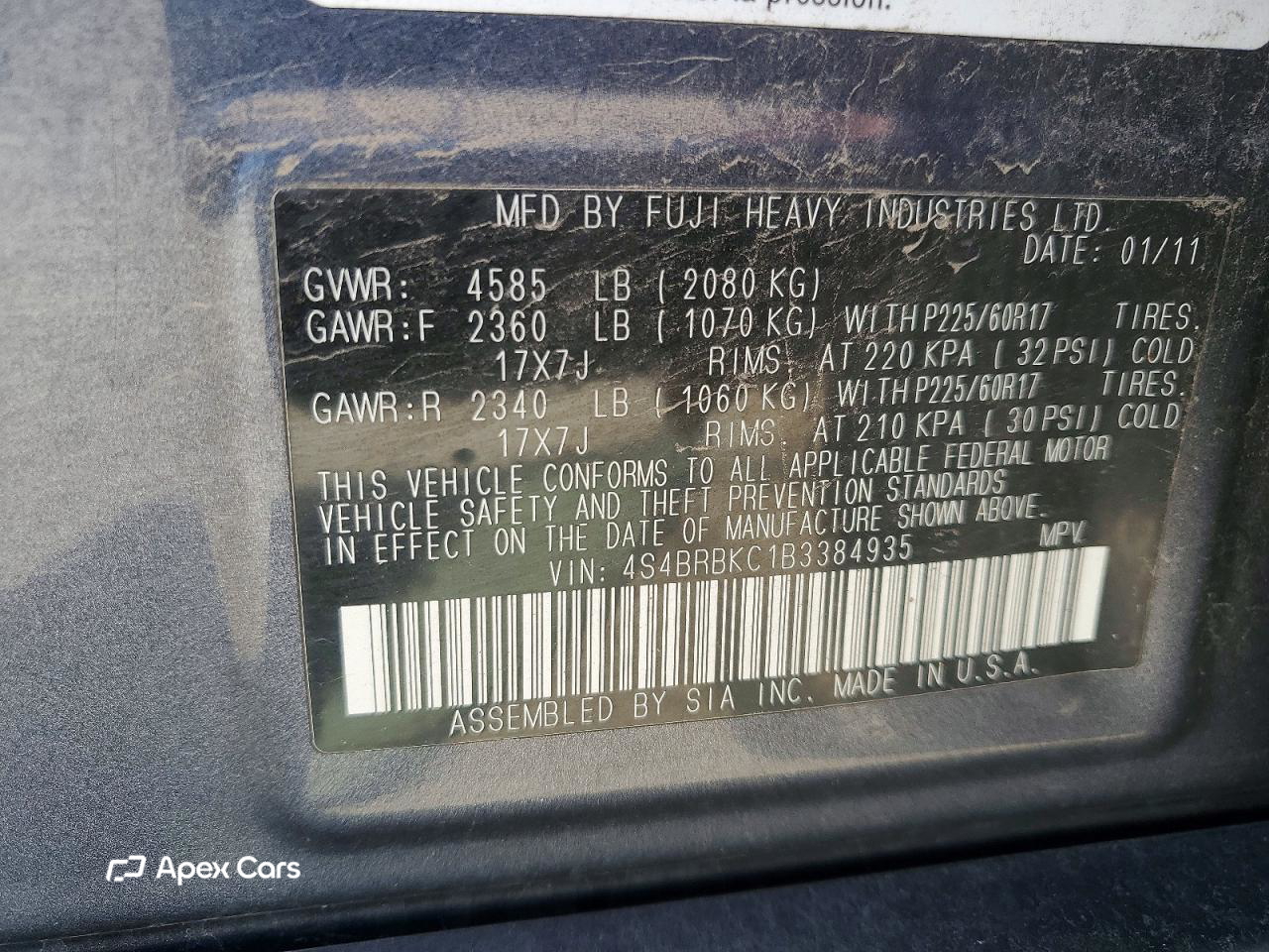 Subaru Outback 2011