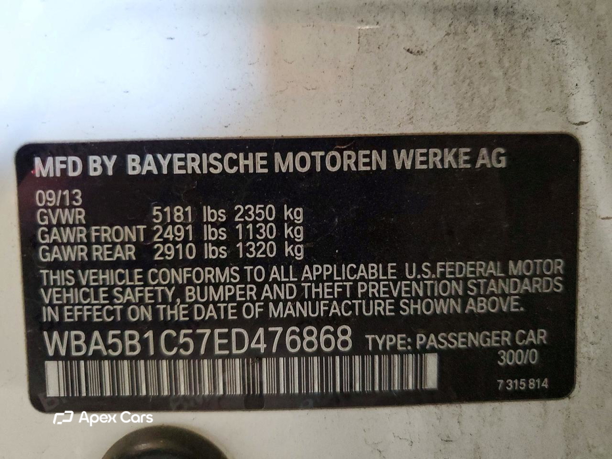 BMW Series 5 2014
