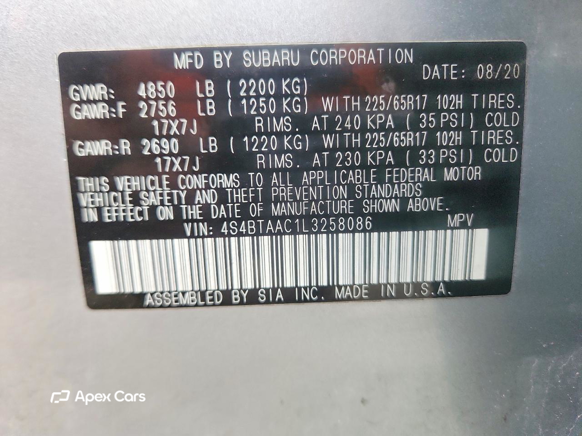 Subaru Legacy 2020