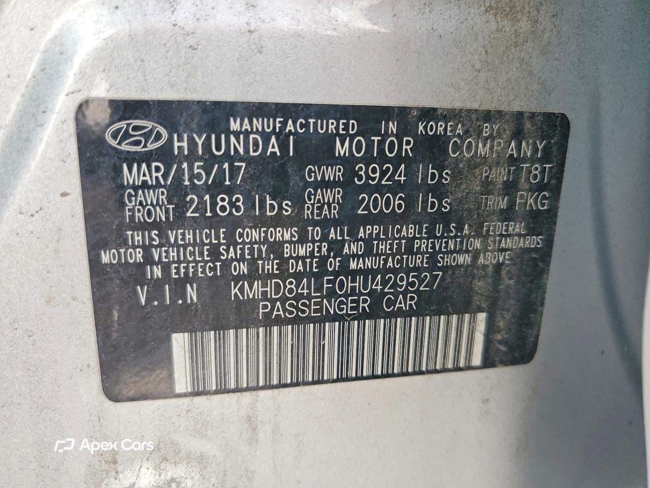 Hyundai Elantra 2017
