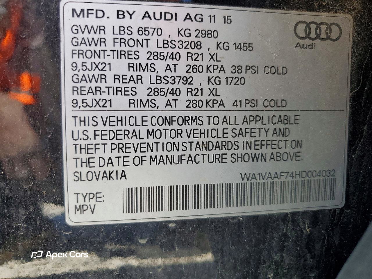 Audi Q7 2017