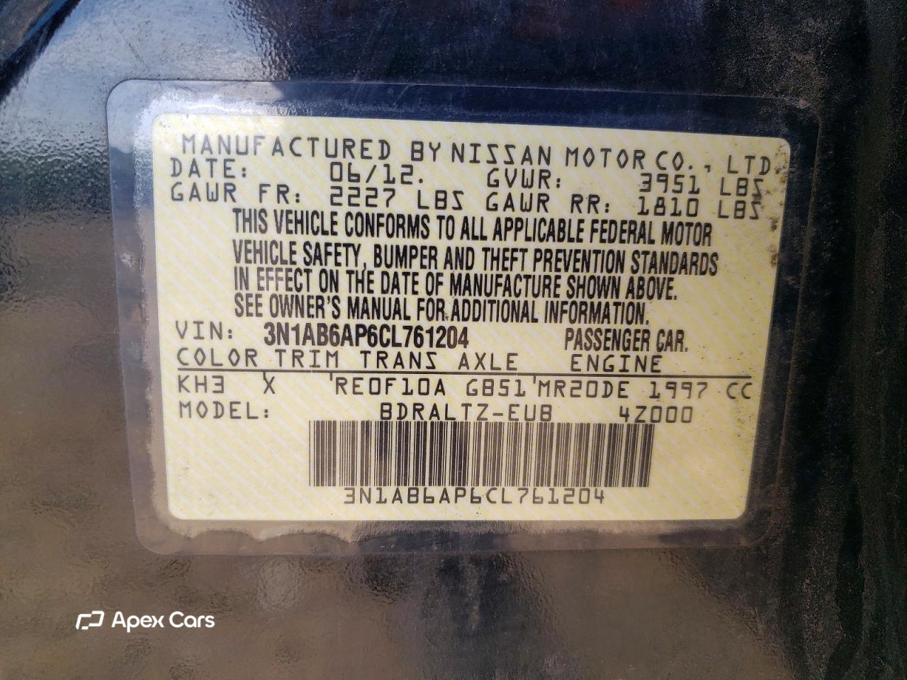 Nissan Sentra 2012