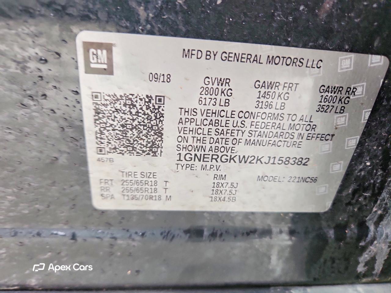 Chevrolet Traverse 2019