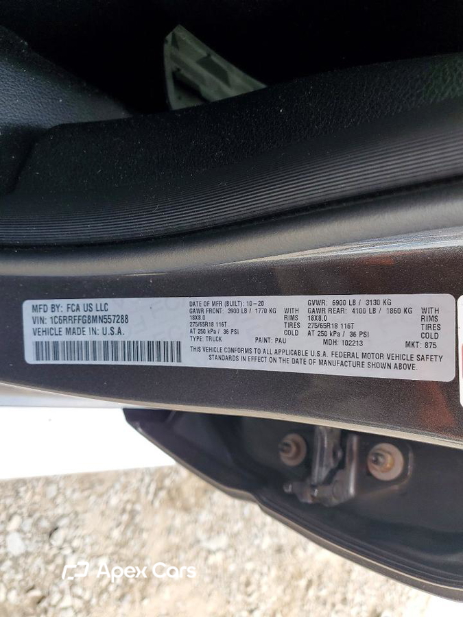 RAM 1500 2021