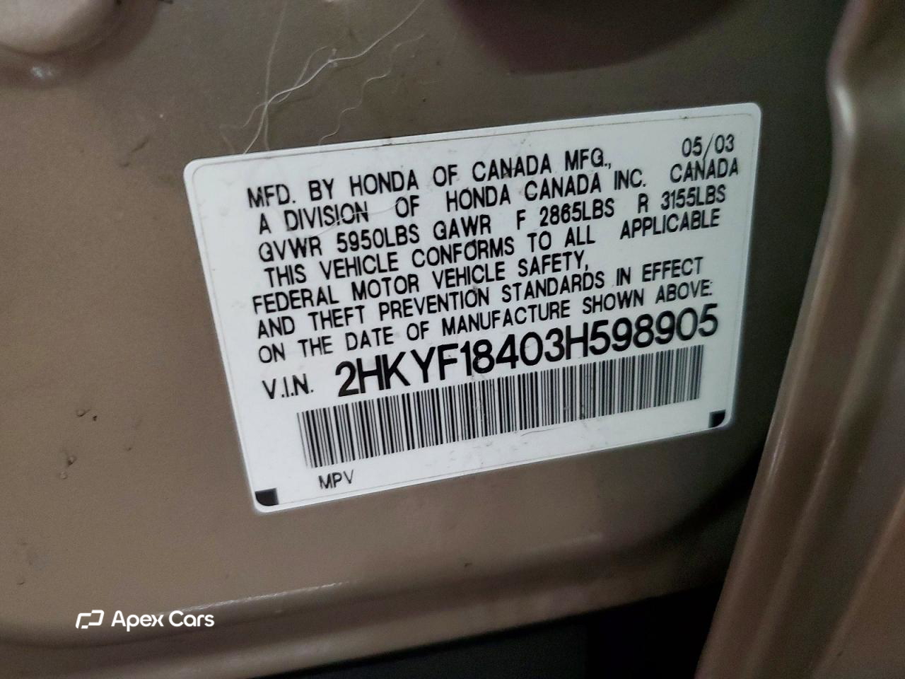 Honda Pilot 2003