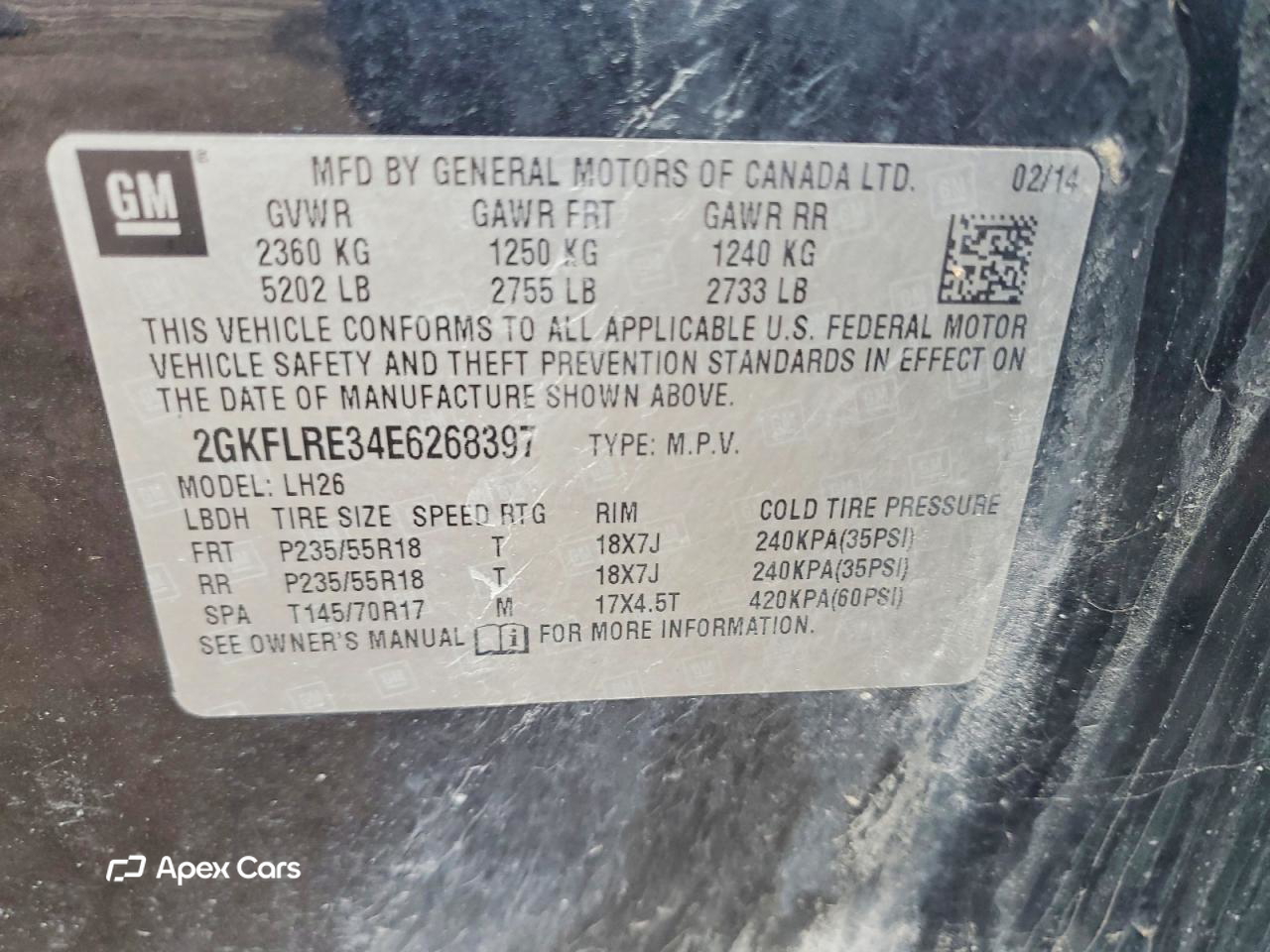 GMC Terrain 2014