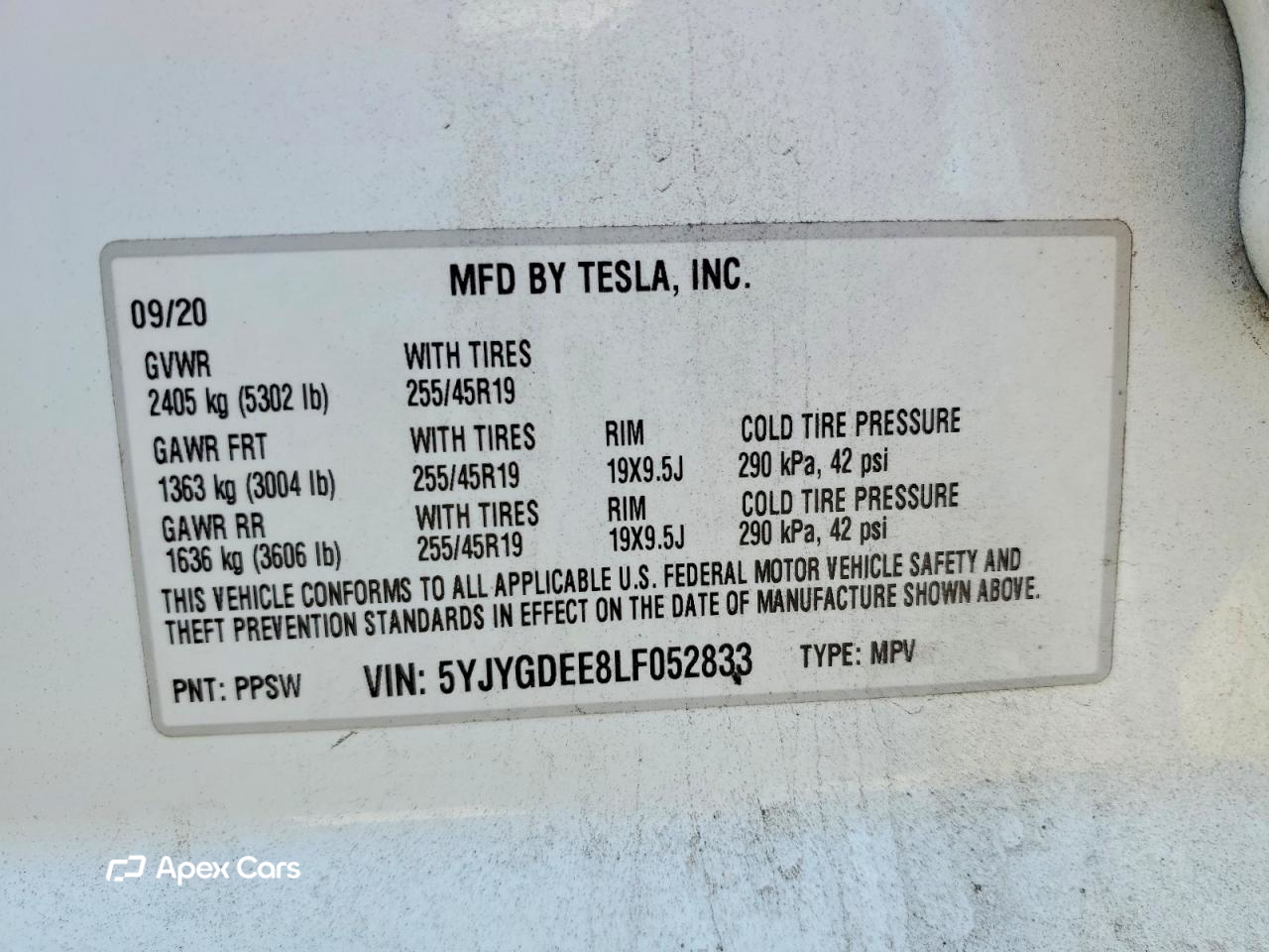 Tesla Model Y 2020