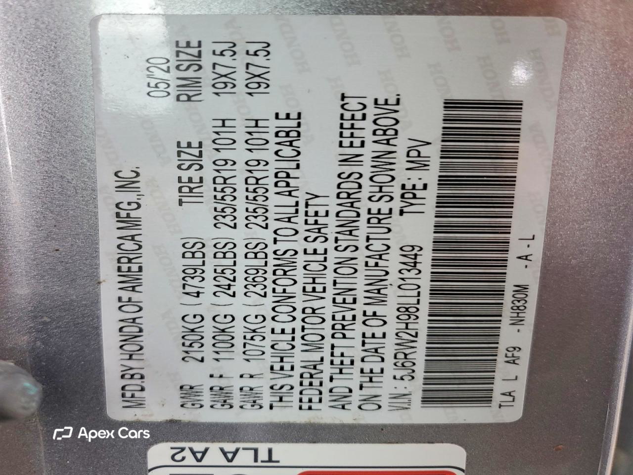 Honda CR-V 2020