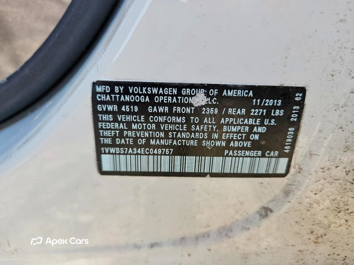 Volkswagen Passat 2014