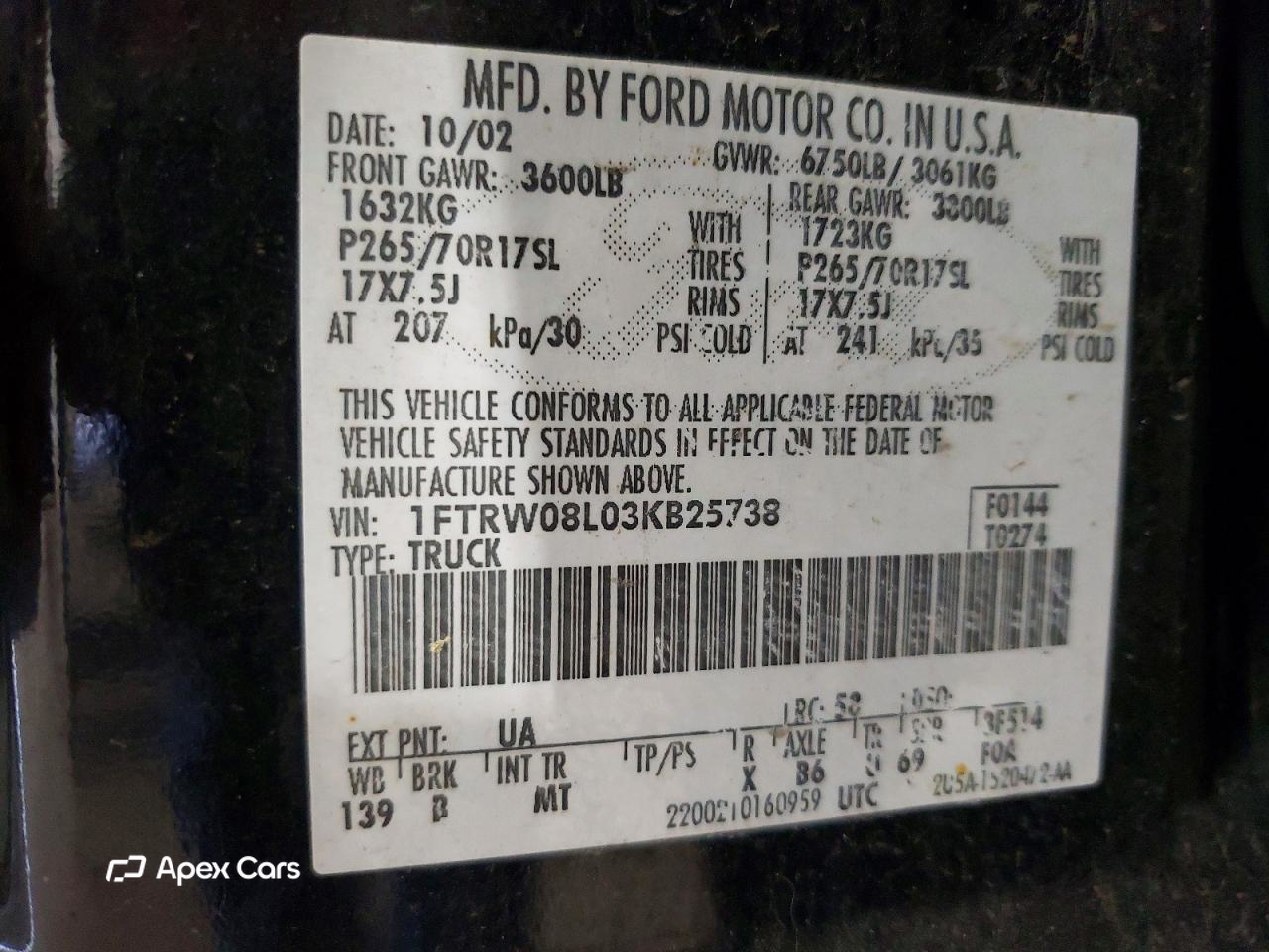 Ford F-150 2003