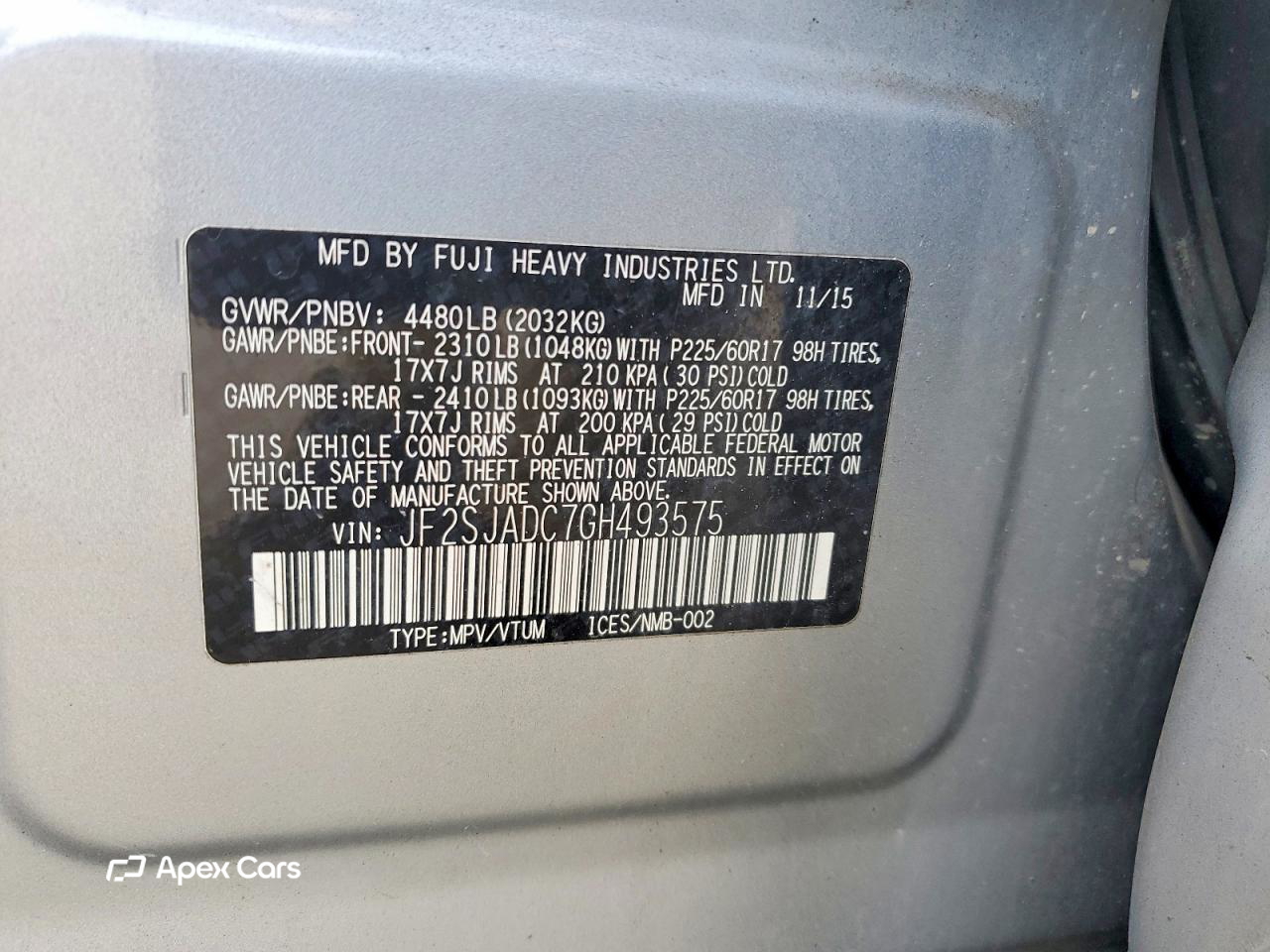 Subaru Forester 2016
