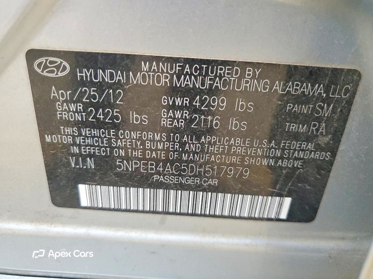 Hyundai Sonata 2013