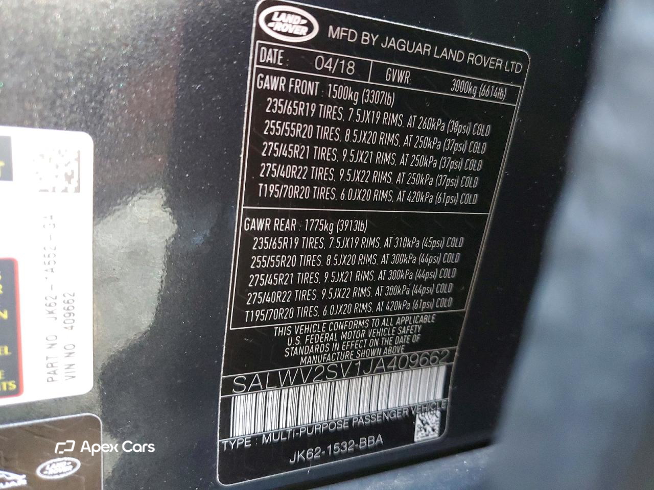 Land Rover Range Rover 2018