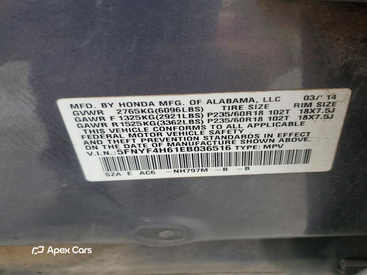 Honda Pilot 2014