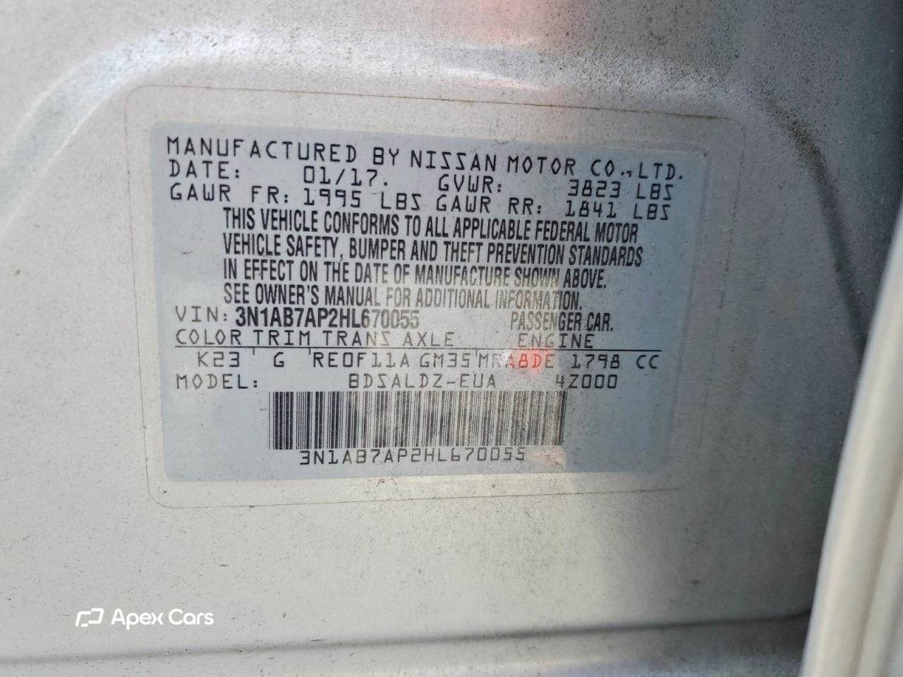 Nissan Sentra 2017