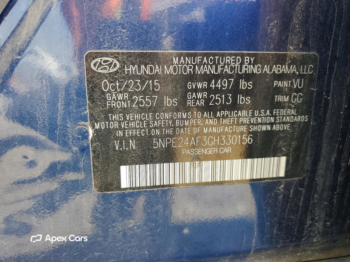 Hyundai Sonata 2016
