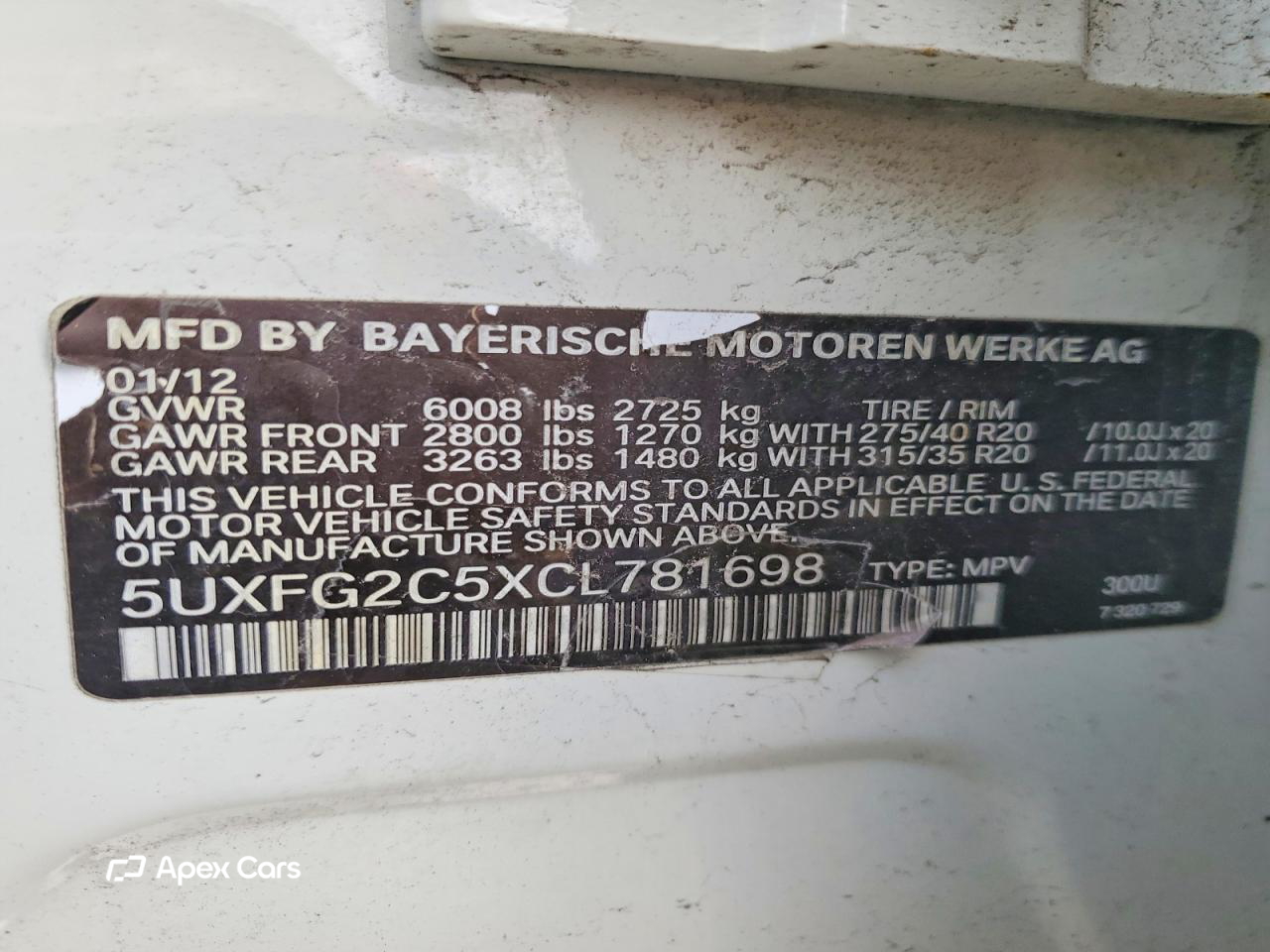 BMW X6 2012