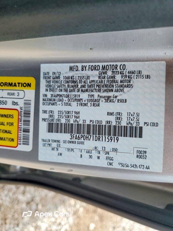 Ford Fusion 2013