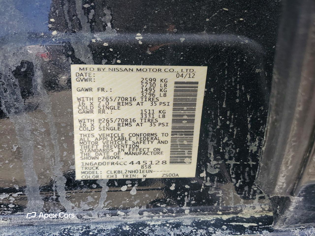 Nissan Navara (Frontier) 2012