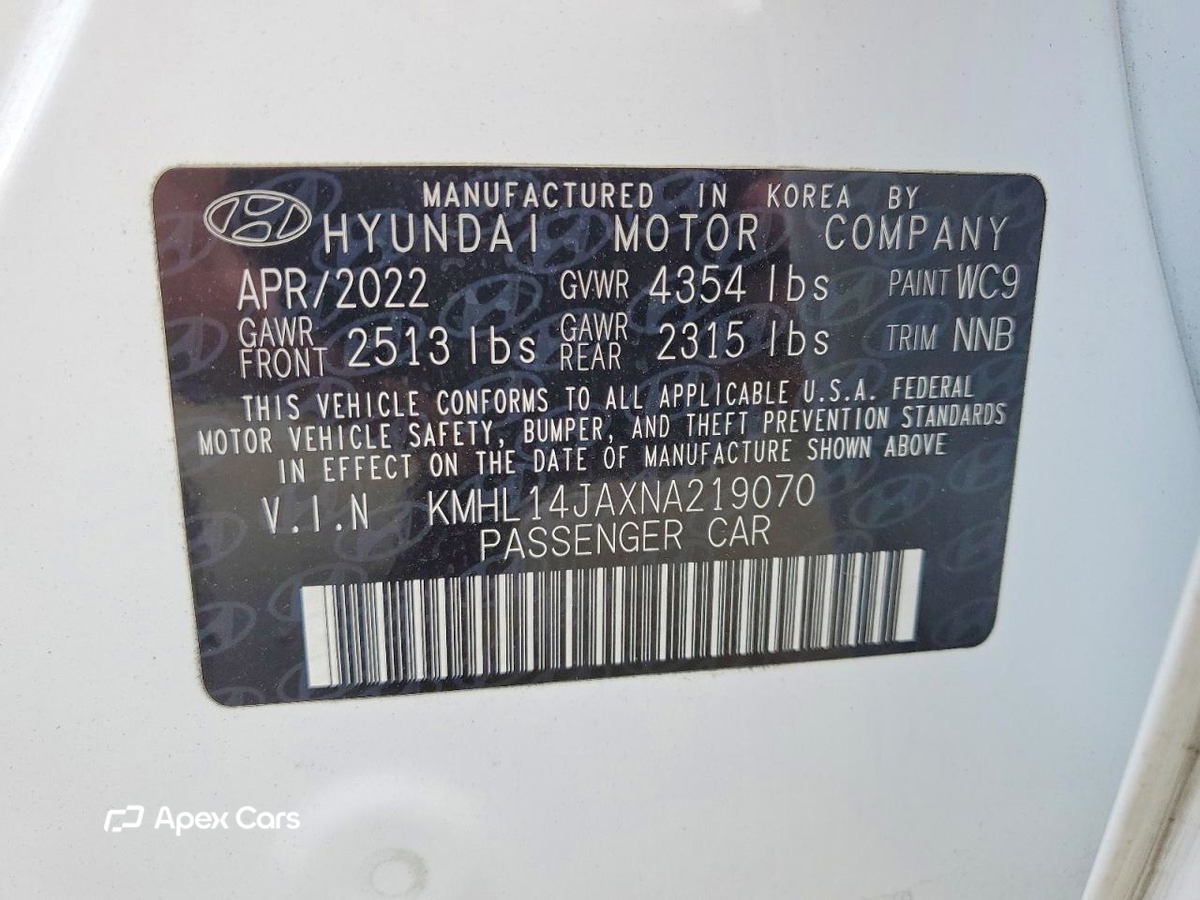 Hyundai Sonata 2022