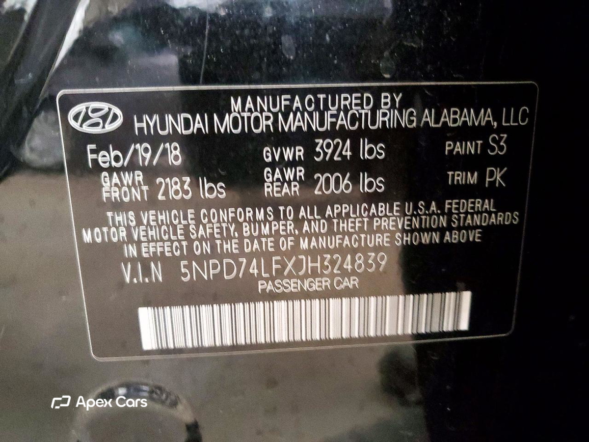 Hyundai Elantra 2018