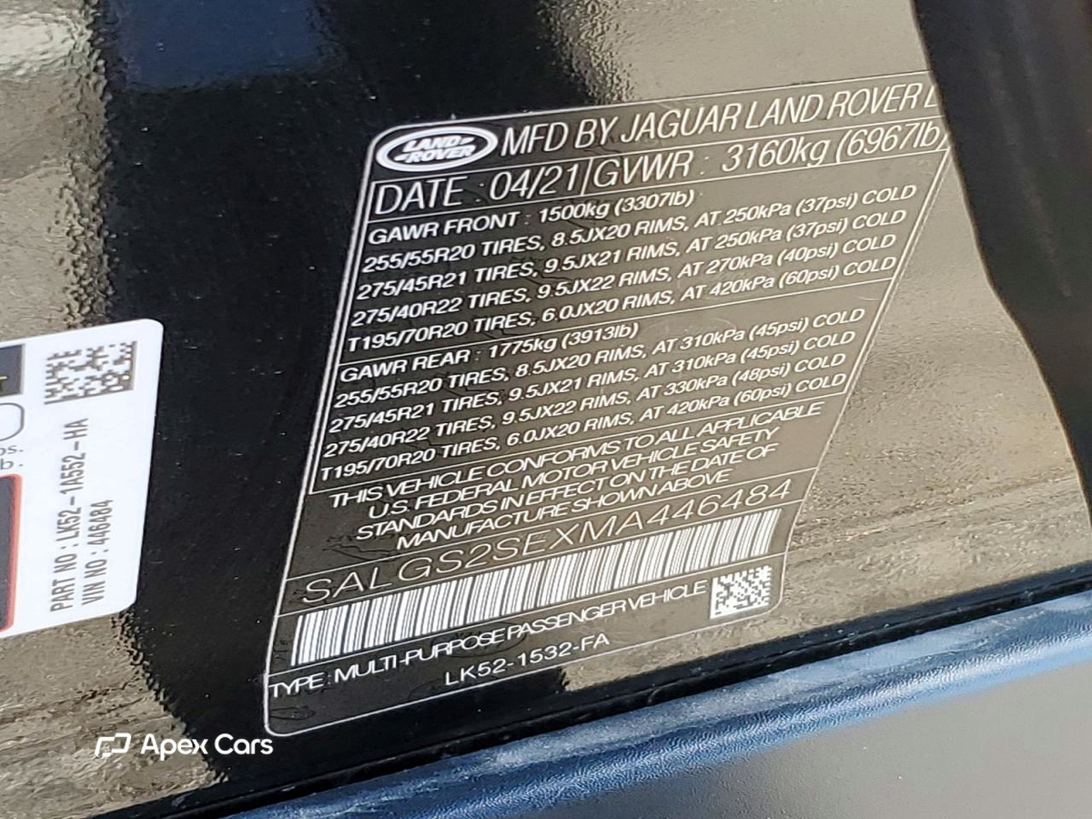 Land Rover Range Rover 2021