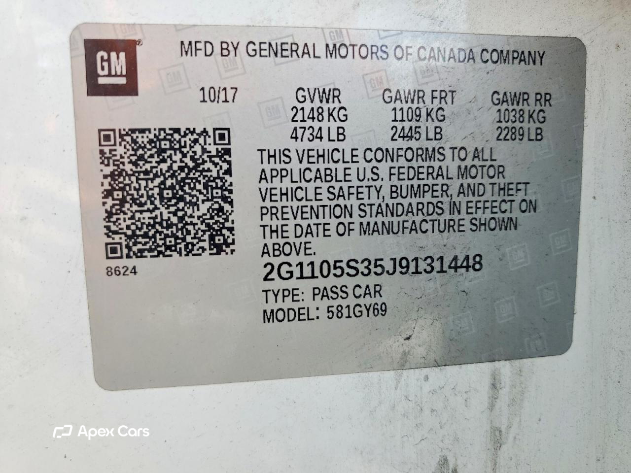 Chevrolet Impala 2018