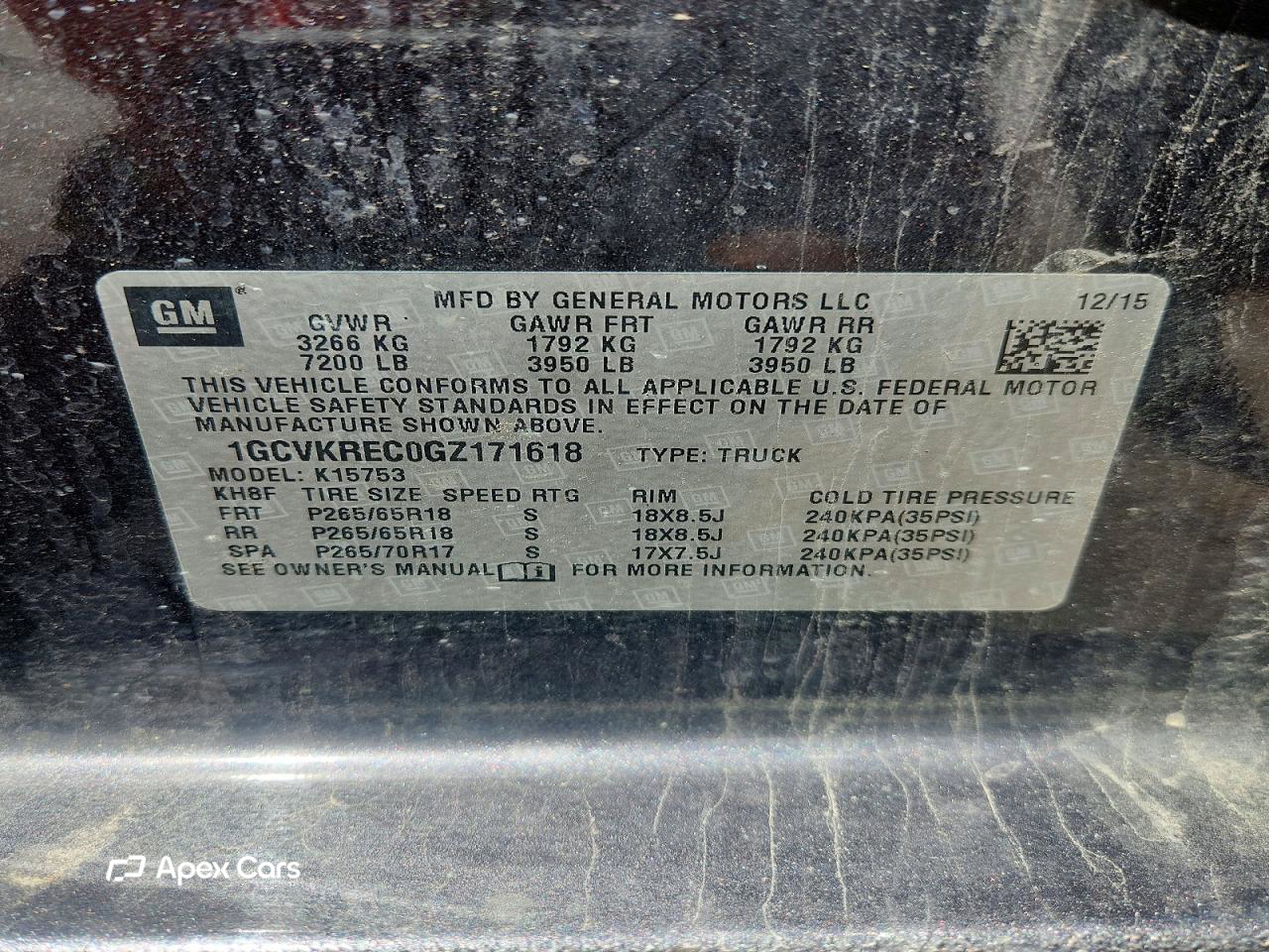 Chevrolet Silverado 2016