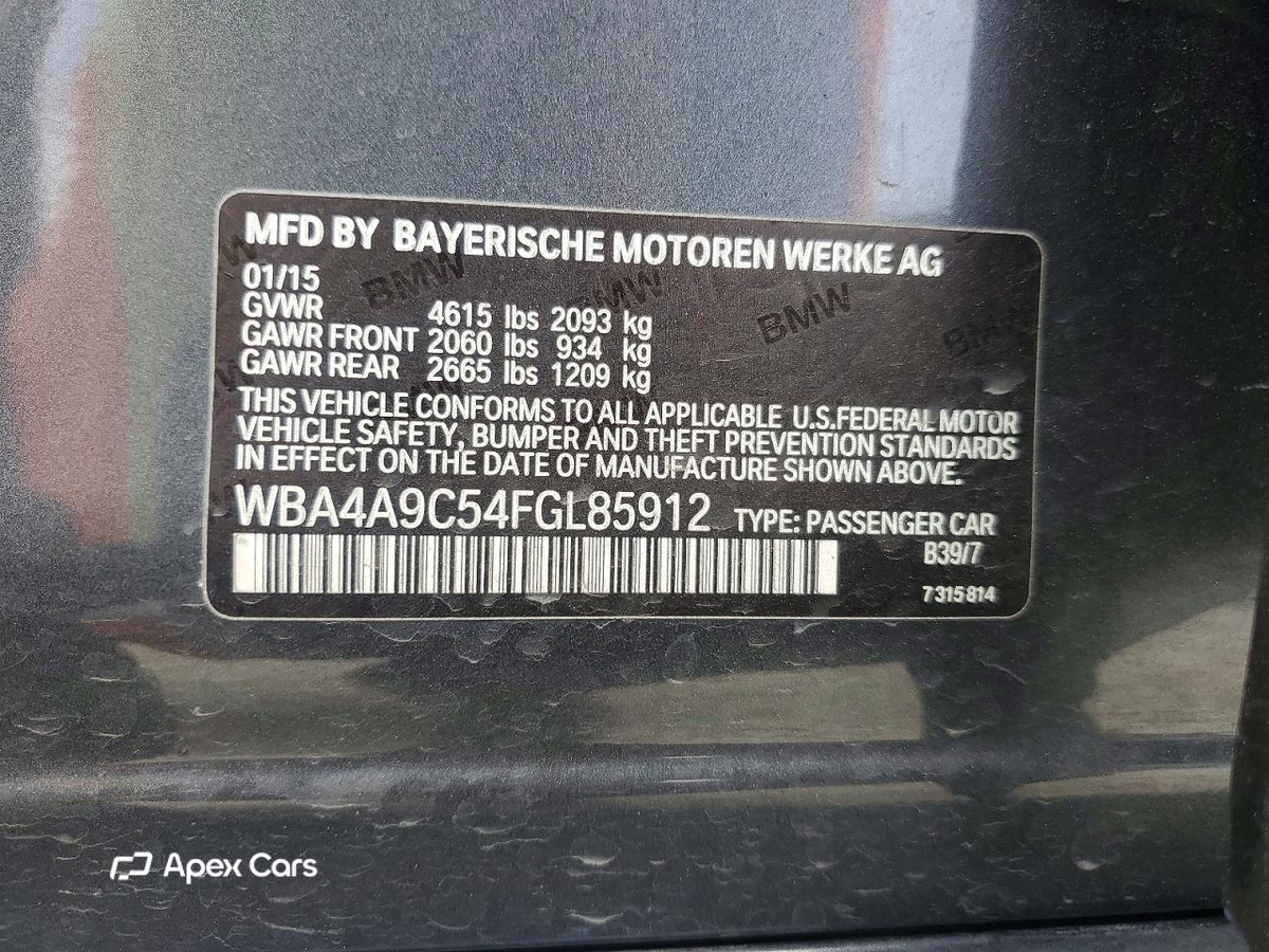 BMW Series 4 2015
