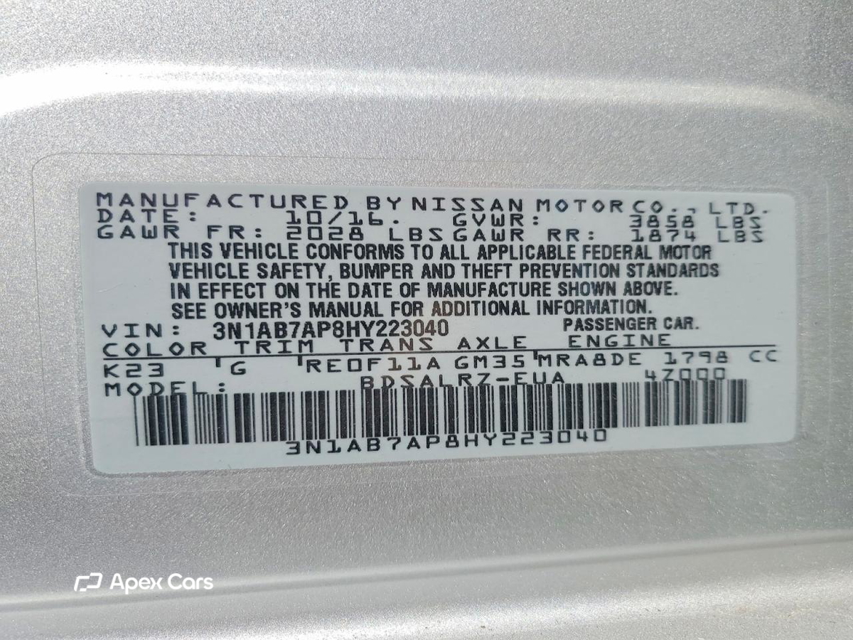 Nissan Sentra 2017