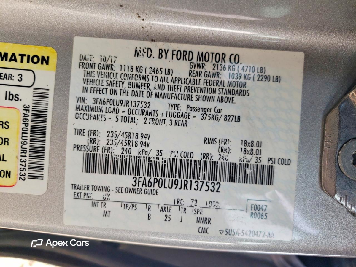 Ford Fusion 2018