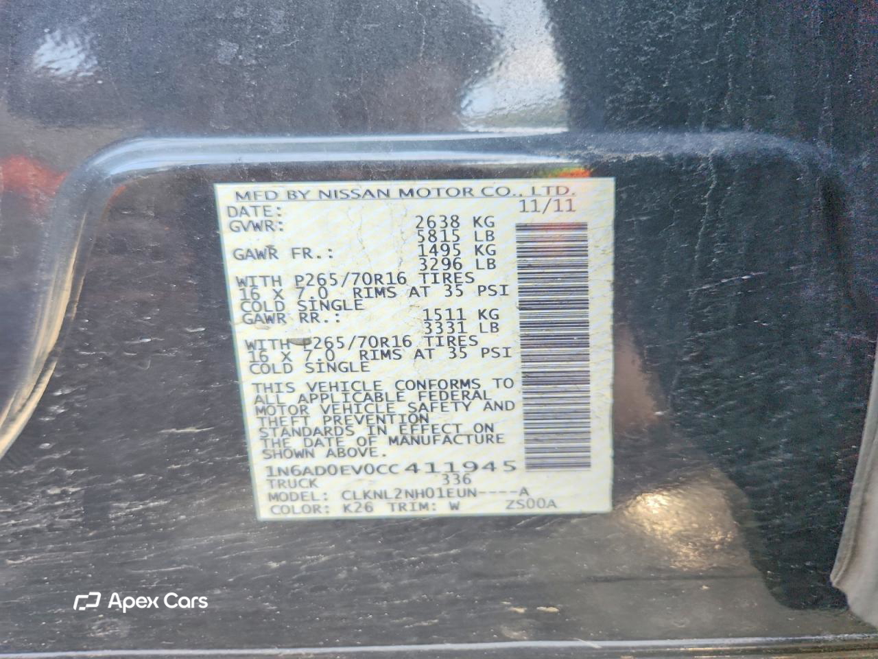Nissan Navara (Frontier) 2012