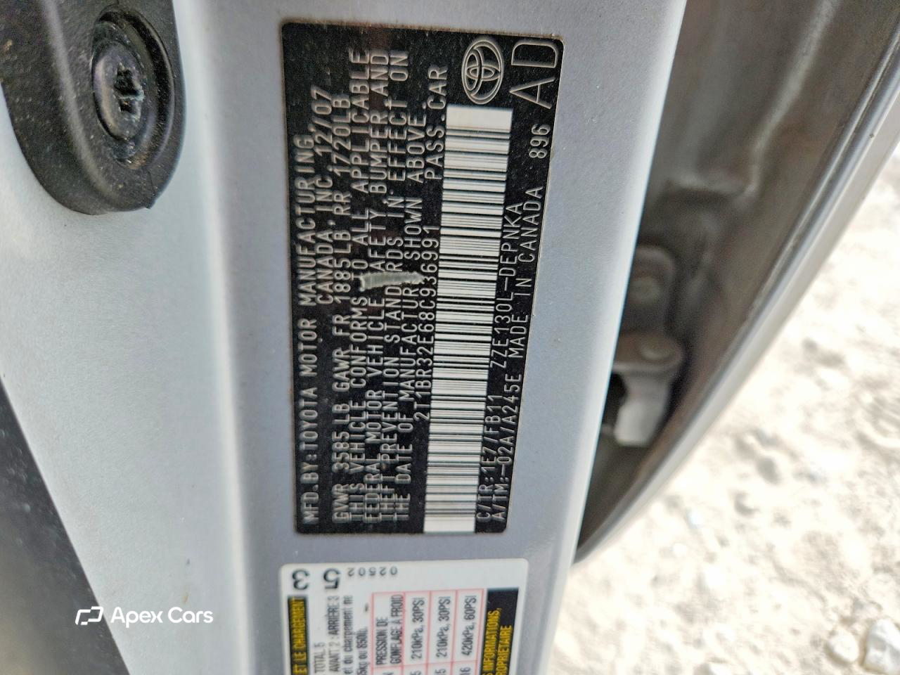 Toyota Corolla 2008