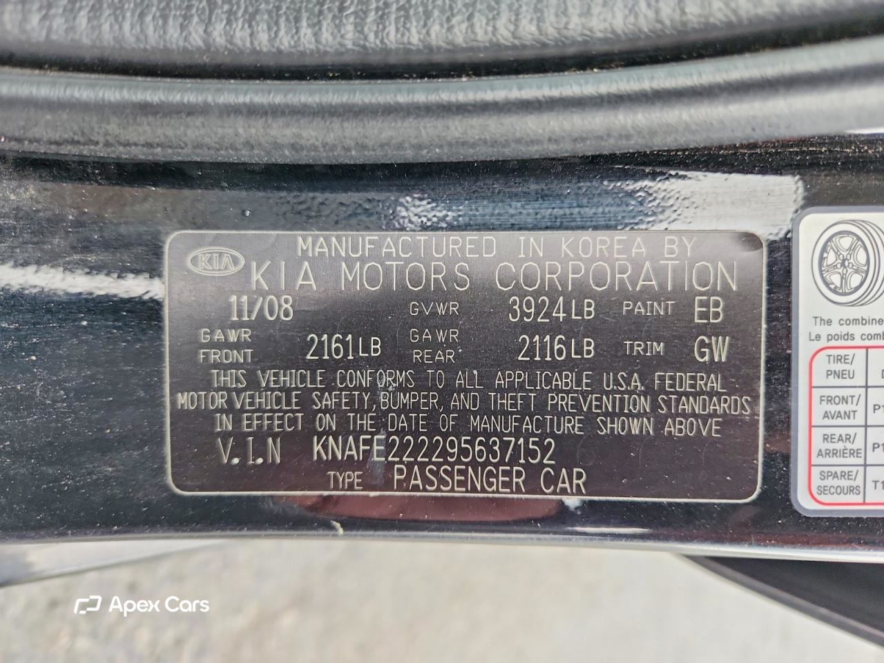 Kia Spectra 2009
