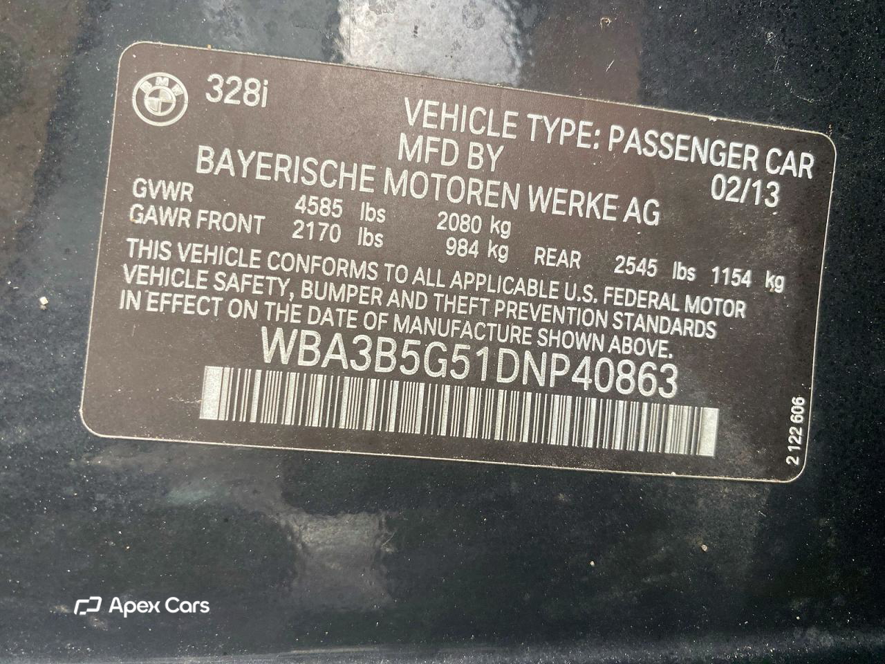 BMW Series 3 2013