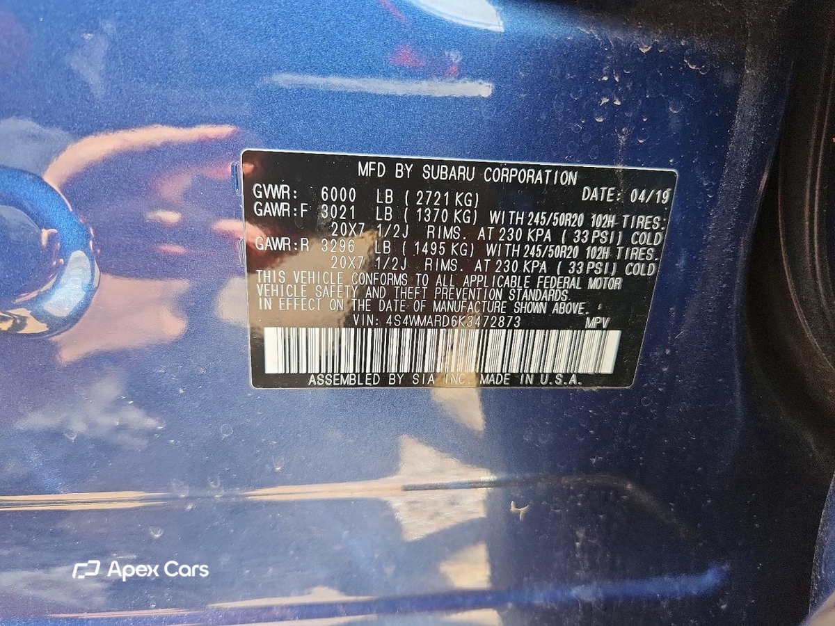 Subaru Ascent 2019