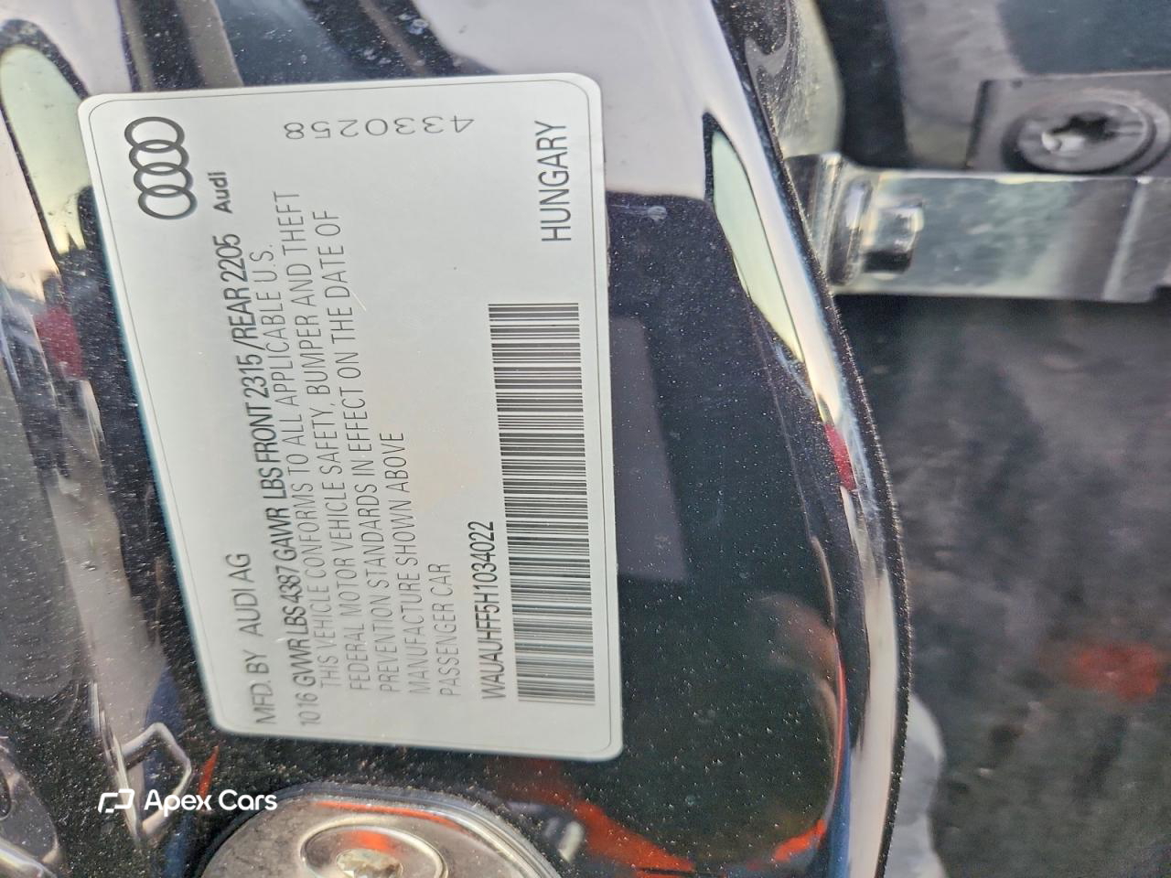 Audi A3 2017