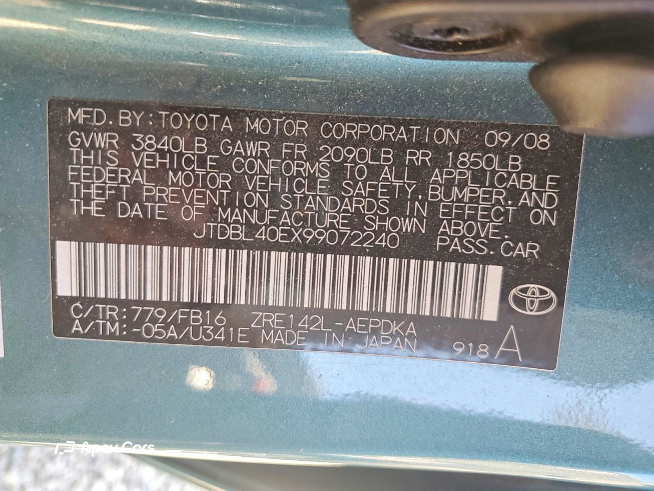 Toyota Corolla 2009