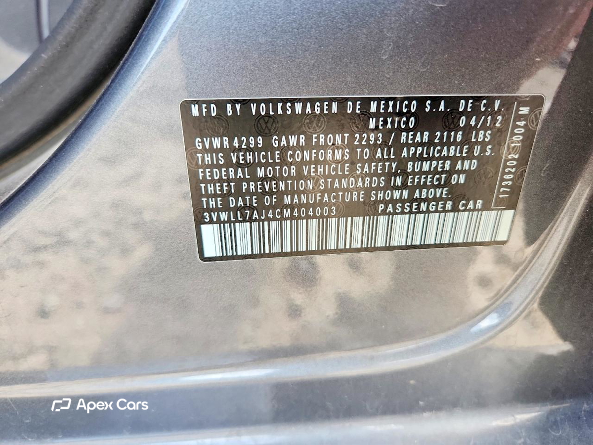 Volkswagen Jetta 2012