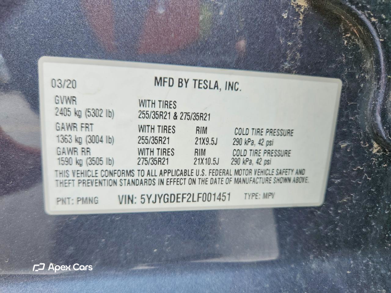 Tesla Model Y 2020